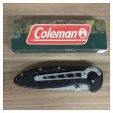 Coleman CM901S Slotted Folder Serrated Blade Pocke