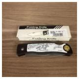 Stainless Steel Folding Knife With Box 3.5"