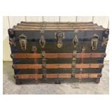 Antique Steamer Trunk   -  23"x 21"x 36"