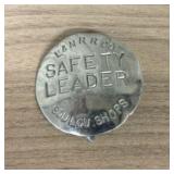 Vintage L&N RR Co. Safety Leader Employee Identifi