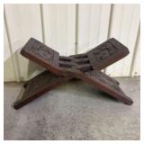 Carved Wooden Folding Chair is a Traditional Afric