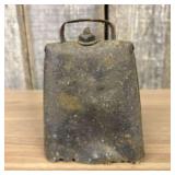 Antique Metal Cow Bell 4.5"X5.5"
