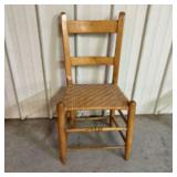 Antique Shaker Style Maple Ladder-Back Side Chair