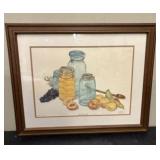 Framed Art Print Titled "The Good Things" by Artis