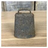 Antique Metal Cow Bell 2.5"X3"