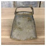 Antique Metal Cow Bell 2.5"X3.5"