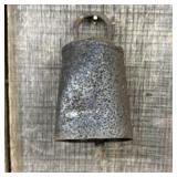 Antique Metal Cow Bell 2.5"X5"