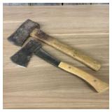 Vintage and Modern Hatchets  -  15"x6"