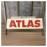 Vintage Atlas Supply Co. Tire Advertising Sign, de
