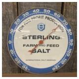 Vintage Sterling Farm and Feed Salt Advertising Th