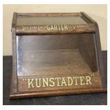 Antique Wooden And Glass Shop Display Cabinet For