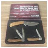 Wood Grain Swiss Army Style Knife 3.5"