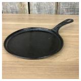 Vintage Cast Iron Griddle   -  9"x 13"
