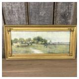 Framed Print Of Watercolor Painting By American Ar