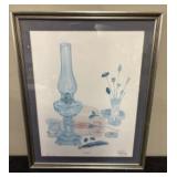 Framed Art Print Titled "That Hat" by artist C. Do