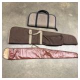 Two Long Gun Cases, One Handgun Case  -  44"