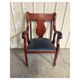 Victorian Or American Empire Style Mahogany Chair