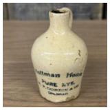 Antique Miniature Stoneware Advertising Jug for Ho