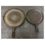 Pair Of Cast Iron Skillets Including Wagner Ware F
