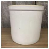Vintage Stoneware Pottery Crock 7"X8"