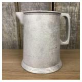 Large Pewter Pitcher Or Tankard 7"X8"