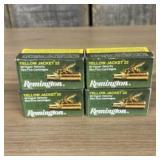 4 Boxes of Remington Yellow Jacket 50 Hyper Veloci