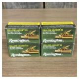 4 Boxes of Remington Yellow Jacket 50 Hyper Veloci