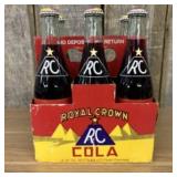 Vintage Royal Crown (RC) Cola 6-pack Carrier with