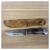 Vintage Remington Dupont RH 34 Knife in Sheath  -