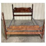Vintage Full Sized Cherry Wood Poster Bed in Tradi