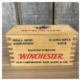 Winchester Wooden .22LR Ammo Box  -  7"