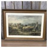 Print  of a Fine 19th Century French Oil on Canvas