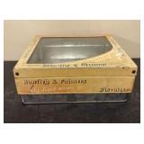 Vintage Huntley - Palmers Biscuit Tin 9"X 9"