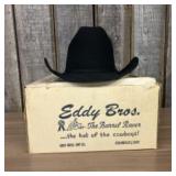 Eddy Bros. "The Barrel Racer" Black Felt Cowboy Ha
