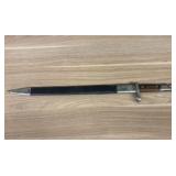 Spanish M1893 Mauser Bayonet With Leather Scabbard