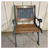 Parkland Heritage Garden Chair With A Cast Iron Fr