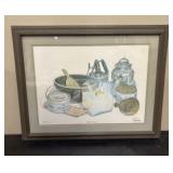Framed Print Of "Butter Times" By C. Don Ensor; Si