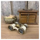 Set Of Vintage Collectibles - Coasters, Opera Glas