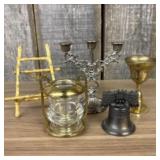 Lot Of Small Brass - Metal Collectible Items - Bel