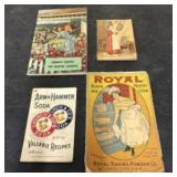 Lot Of Vintage Paper Baking Booklets - Royal Bakin
