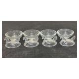 Vintage Clear Glass Hen On Nest Salts - Covered Di