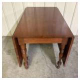 Antique Cherry Gateleg Drop Leaf Dining Table 26"X
