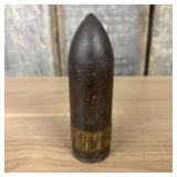 Vintage Unique Trench Art  -  1.5"x5"