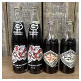Vintage Commemorative Coca-Cola Bottles  -  8.5"x1