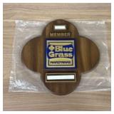 Vintage Blue Grass Hardware Member Plaque   -  8.5