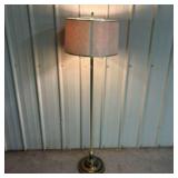 Brass Style Floor Lamp w/ Shade   -  16"x57"