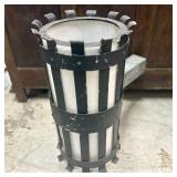 Architectural Salvage Style Wrought Iron - White G