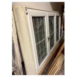 Complete Leaded Glass Window Unit - Ready To Insta