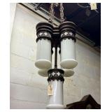 Antique Architectural Salvage Chandelier With Bron