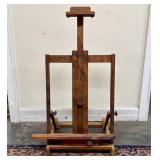 Adjustable Solid Oak Artist Table Top Easel, Acade